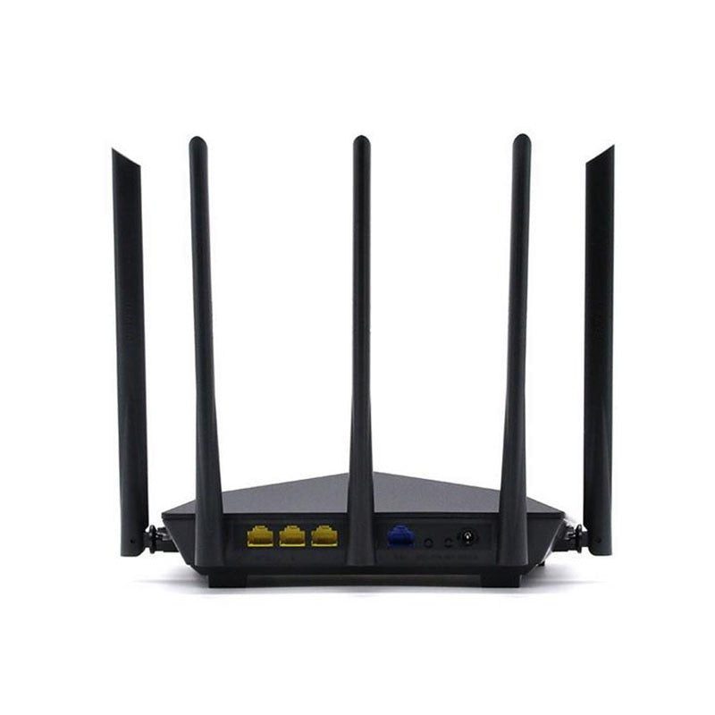 Tenda AC1200 Dual-Band Wireless Router Wifi Repeater with 5*6dBi High Gain Antennas Wider Coverage  AC7 wifi extender