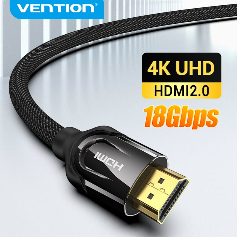 Vention HDMI Cable 4K/60HZ HDMI 2.0 Splitter Cable for Mi Box HDTV HDMI 2.0 Audio Cable Switch Adapter for Xiaomi PS4 Cable HDMI